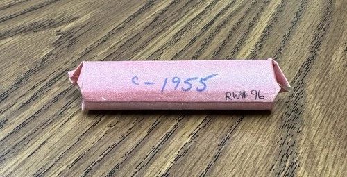 💰 1955 Lincoln Wheat Cent Roll - From Estate 💰 RW#96