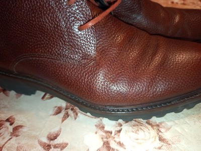 FLORIS VAN BOMMEL ORIGINAL MEN'S BROWN BOOTS GENUINE REAL LEATHER SIZE 8 1/2