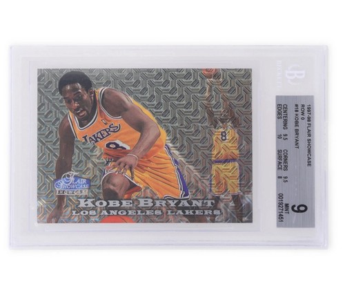 Kobe Bryant [Row 0] 1997 Flair Showcase card
