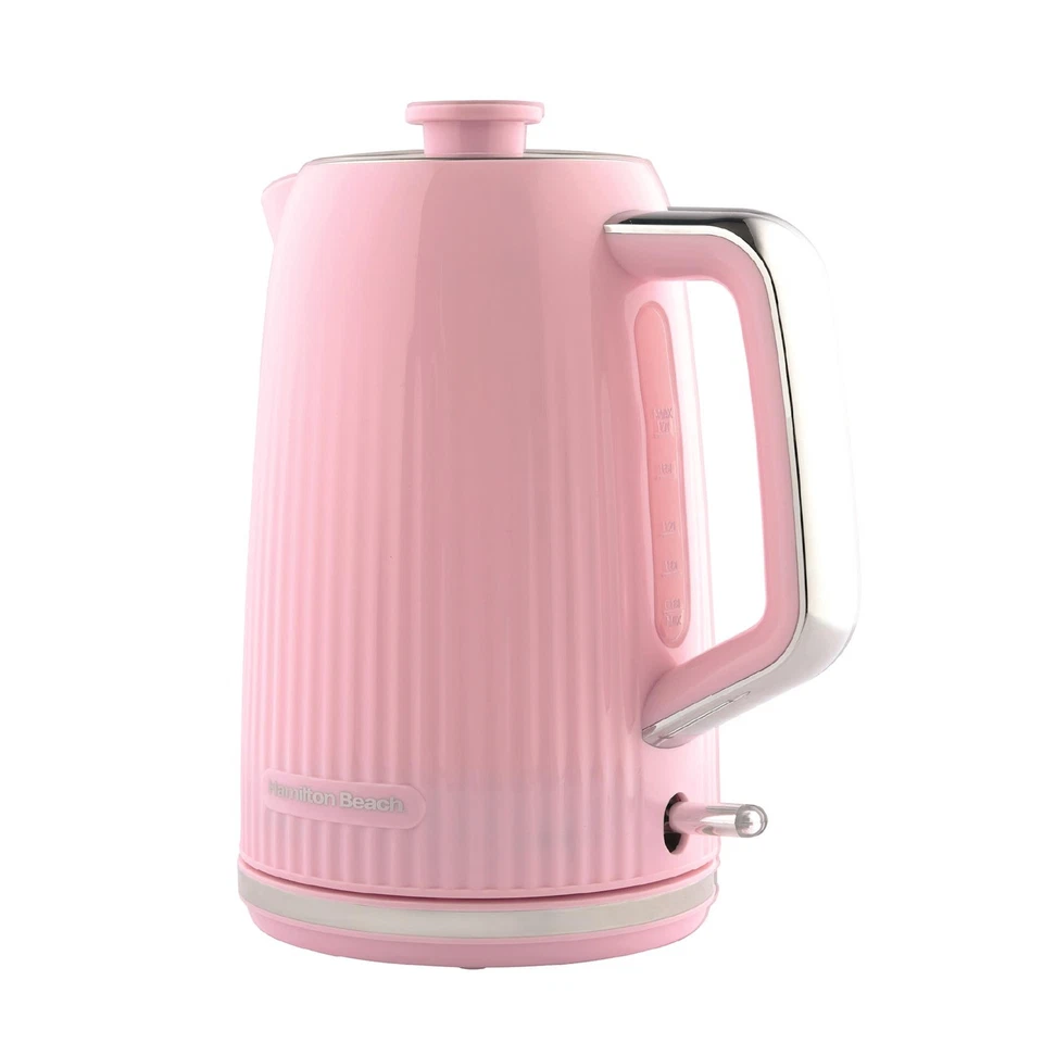 Electric Kettle, Miami Collection by Hamilton Beach, 1.7L, Flamingo Pink