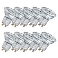 10 X Bellalux Led PAR16 Glas Reflektor 4,5W = 50W GU10 Warmweiß 2700K 36° Licht