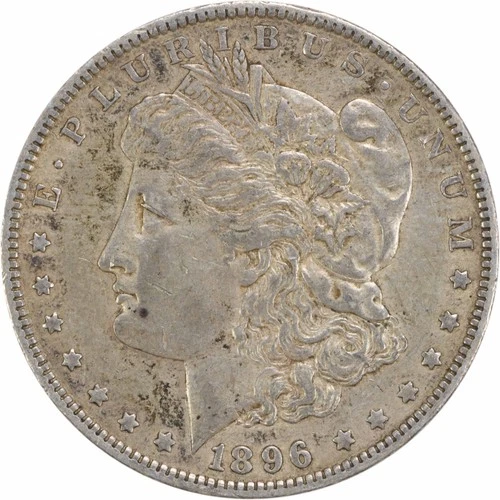 1896-O Morgan Silver Dollar EF Uncertified #124