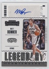 2020-21 Panini Contenders Legendary 37/199 Matt Bonner #LC-MBN Auto 3c7