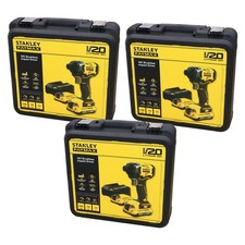 3x Stanley N714271 Tool Carry Case Kitbox For SFMCF810 & SFMCF820 Impact Drivers