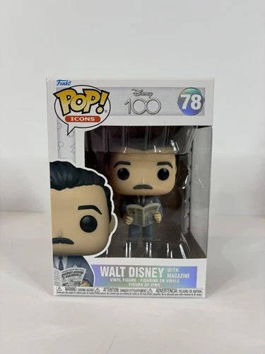 Funko Pop! Vinyl: Disney - Walt Disney with Magazine #78