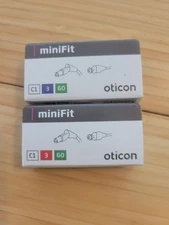 Oticon MiniFit C1 Detect 3 60 R and 3 60 L  Receivers  Size 3 Left  Right Size 3