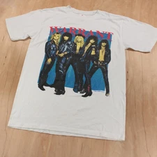 WARRANT 1989 Tour concert tee t-shirt LARGE vtg 80s usa single stitch brockum