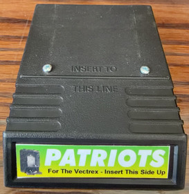 Vectrex Patriots by John Dondzilla *Very Rare Original 2002 Release* CIB MINT!