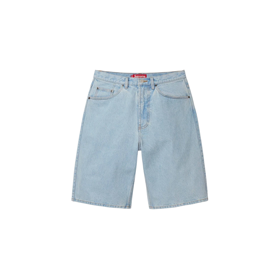Short Supreme Baggy Denim lavé indigo   24SS