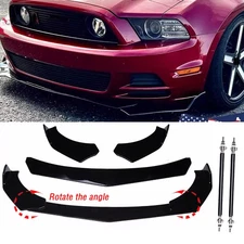 For Ford For Mustang 2010-2014 Front Bumper Lip Spoiler Splitter Diffuser US