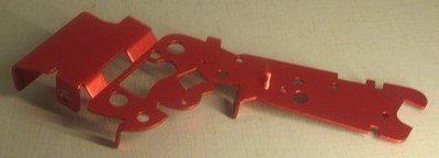 NEW PARMA RED ALUMINUM CONTROLLER FRAME (355A)