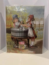 TIN Ivorine Wonderful Cleanser Rustic Metal Decorative Signage. 11" X 14" Repro