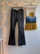 We The Free People Pants Women s Size 30 Stretch Side Zip Flare Leg Pockets
