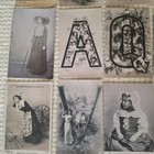 LOT 35 VINTAGE PAINTED LADIES GIRLS RPPC POSTCARDS Hand Tinted French German Etc — photo 7