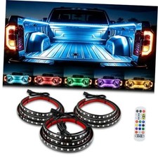 3Pcs 60 Inch RGB Truck Bed Light Strips LED with RF Remote 3 60 IN-RGBX3
