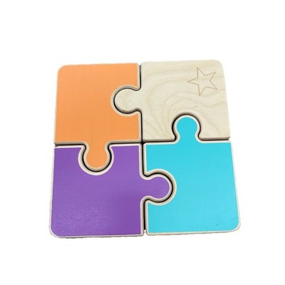 Lovevery Large Chunky Wooden Jigsaw Puzzle Montessori Toddler 6.5  H87