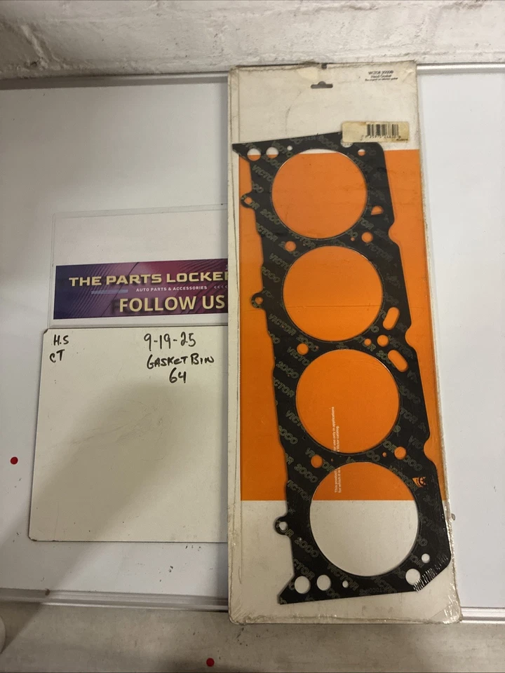Junta da cabeça do cilindro do motor 3436VC Victor Reinz novo estoque antigo, vintage, - Imagem 3 de 4