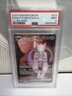 2025 POKEMON DRI EN-DESTINED RIVALS ULTRA RARE TEAM ROCKET'S MEWTWO EX PSA 9
