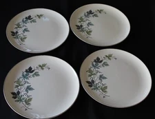 Taylor Smith & Taylor Melody Lane Set Of 4 Dinner Plates