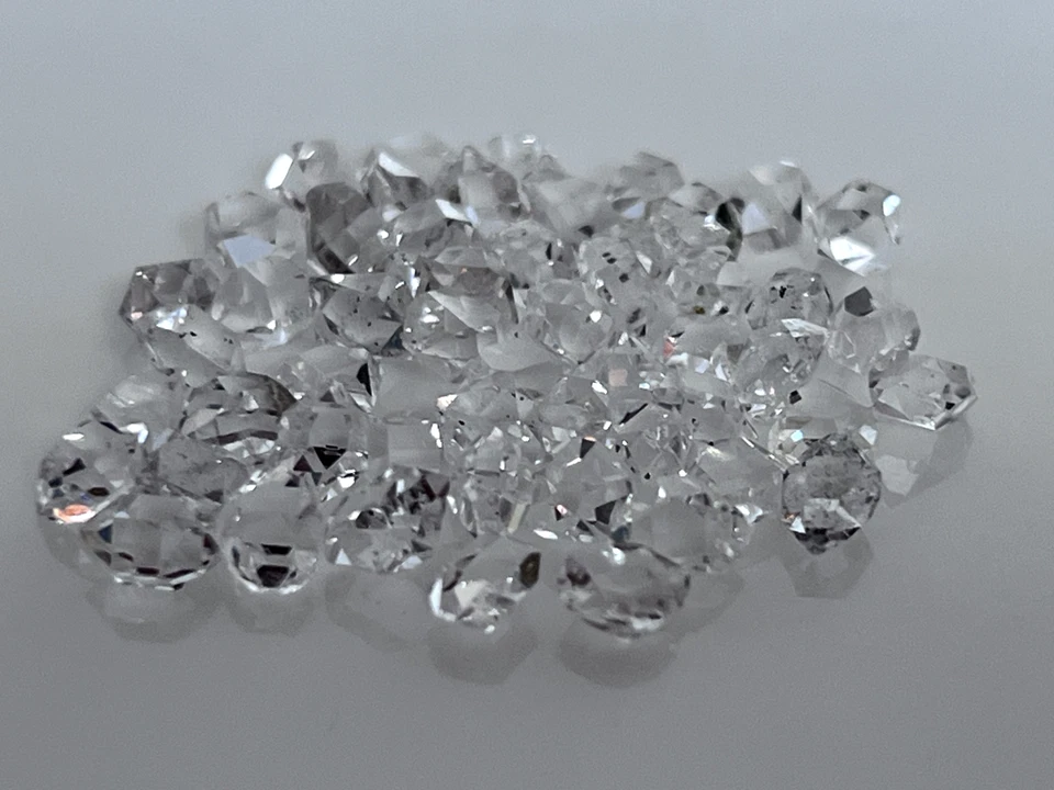 48 Шт лот Herkimer бриллиант кварц кристаллы 5 до 6 мм - Изображение 2 из 4