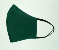 Face Mask Wire Adult Hunter Green 2