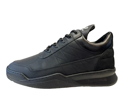 Filling Pieces Low Top Ghost Triple Black Sneaker Trainer UK 8 EU 42 - Bild 1 von 4