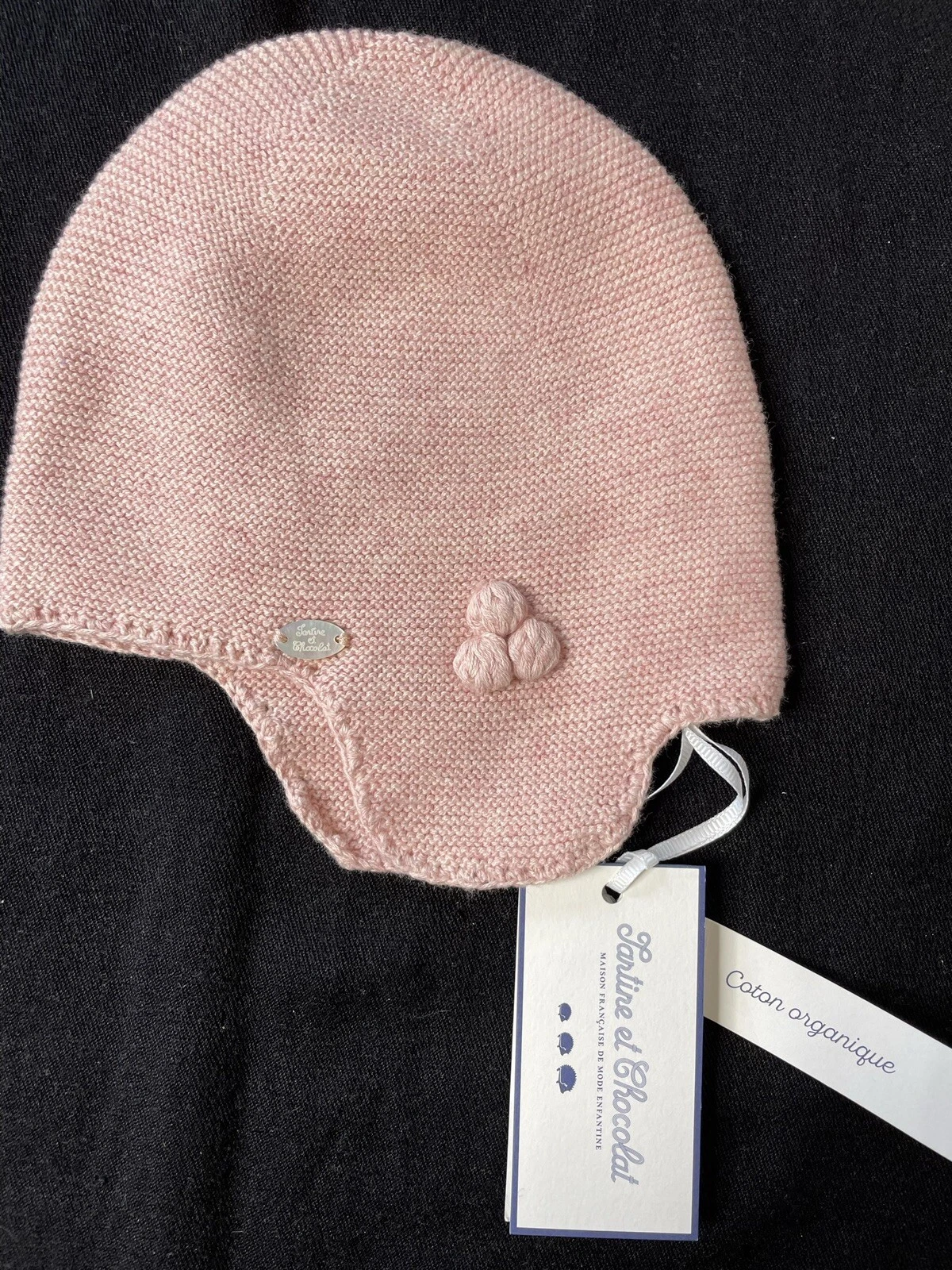 Tartine Et Chocolat NWT Rose Colored Org Cotton/Silk/Cashmere Knitted Hat-6-12Mo
Opens in a new wind