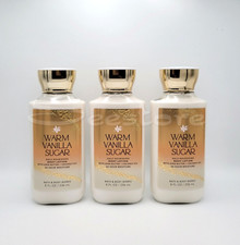 Bath Body Works Warm Vanilla Sugar Daily Nourishing Body Lotion 8 oz Set of 3