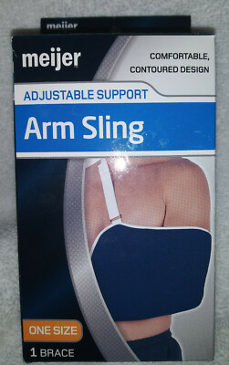 Meijer Arm Sling Adjustable Support Strap Sport Care Medical Therapy One Size 