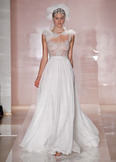 Reem Acra Juliet Wedding Gown, Bridal Sz 16, Beaded, Silk Reem Acra Juliet Wedding Gown, Bridal Sz 16, Beaded, Silk