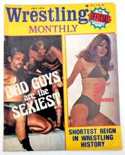 WRESTLING MONTHLY JULY 1976 LANNY POFFO GREG VALENTINE TOMMY RICH MOOSE CHOLAK
