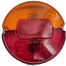 FANALE PLASTICA POSTERIORE PER FIAT 850 CON CATADIOTTRO + PORTALAMPADE - CATALUX