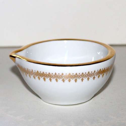F. D. Porcelaine De Luxe Pequeño Cuenco de Salsa Morter Francia Napoleón Limoges - Imagen 5 de 9