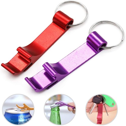 UP 200PCS Bottle Opener Keyring Key Ring Metal Beer Bar Tool Keychain Claw Gift - Picture 5 of 12