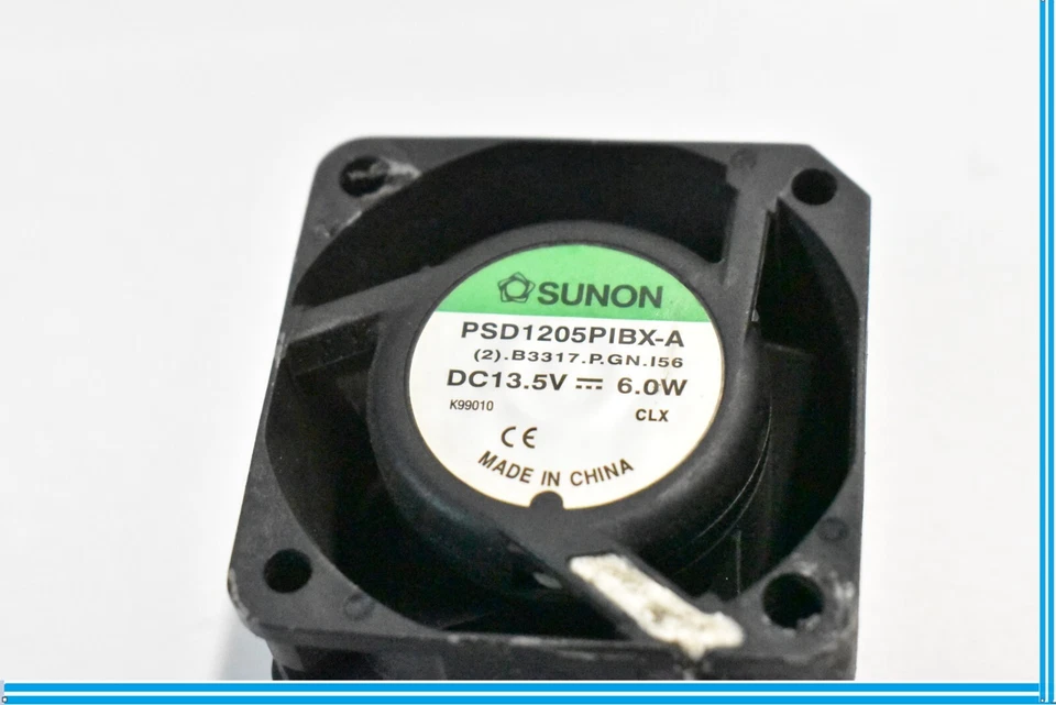 SUNON cooling fan PSD1205PIBX-A B3317 P.GN.I56 DC13.5V 6.0W 12700RPM 872-863 - Image 4 of 4