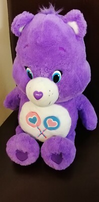  Riesen Care Bear 2015 lila Lutscher - weiches Plüschtier - sehr Sammlerstück 