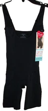 Assets Red Hot SPANX "Shaping Open Bust Body Suit" BLACK Size: LARGE #10127R $50