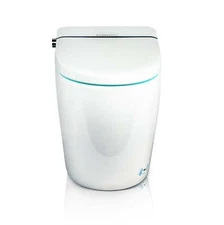 Smart Toilet Tankless Elongated Bidet Dual Flush Heated Seat Remote Control