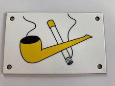 Raucherzone smoking area Rauchen erlaubt 9,5x15,5cm Kunststoffschild Kneipe Bar