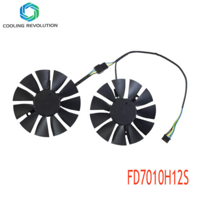 75MM FD7010H12S For ASUS STRIX GTX960 GTX950 GTX 750Ti R9 370 Video card fan