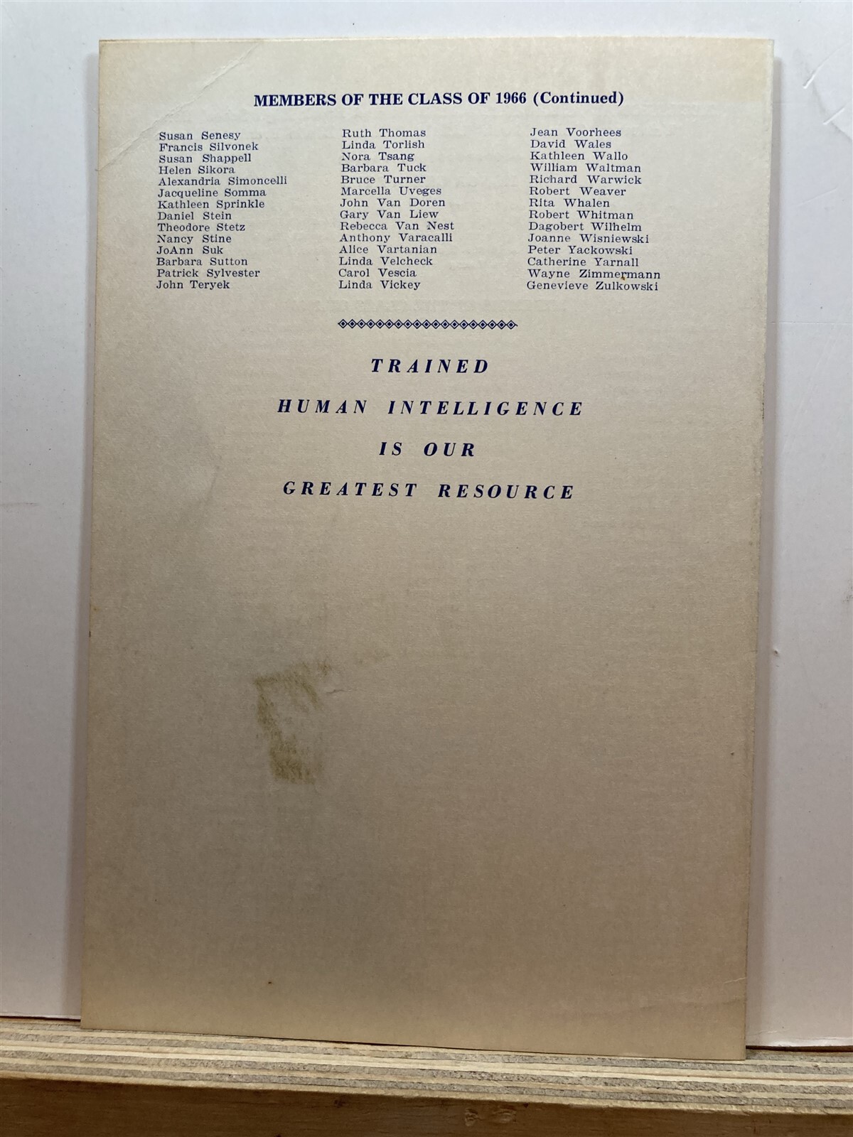 1966 Bound Brook High School Graduation Program New Jersey NJ Vtg eBay