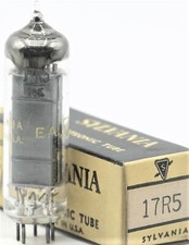 17R5 TUBE SYLVANIA NIB TESTED  BOXED VINTAGE SURPLUS