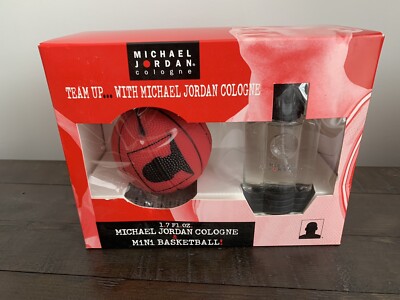 NEW Team Up with Michael Jordan Cologne and Mini Basketball Gift
