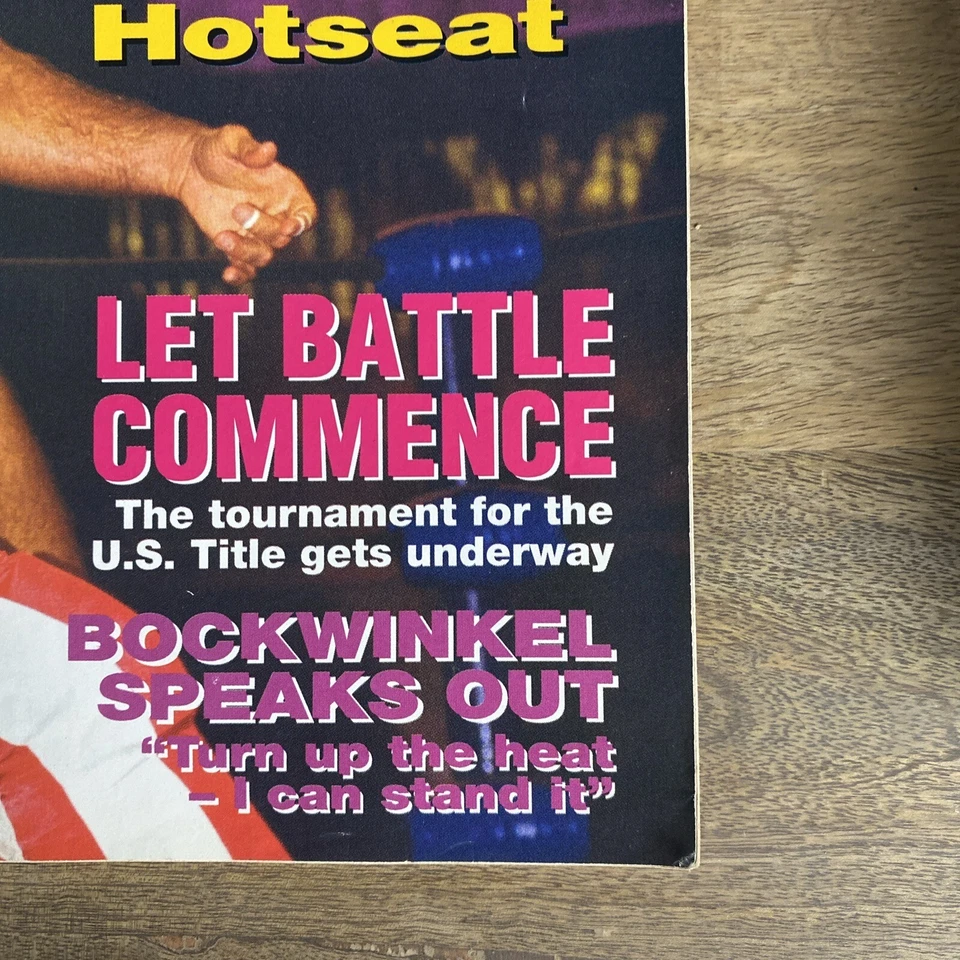 Revista de lucha libre WCW 1995 edición #5 Ric Flair está de vuelta, póster de Nasty Boys Foto 4 de 4