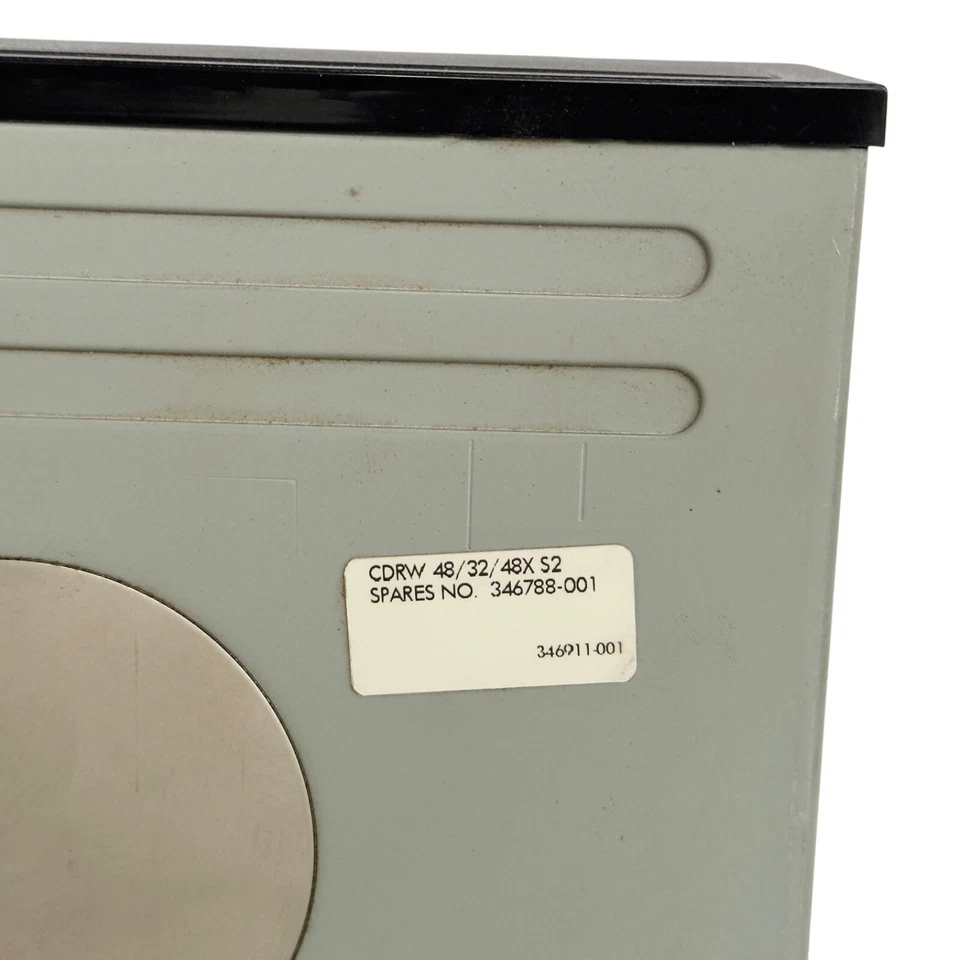 Unidad CD-RW HP LTR-48327S 346788-001 bisel negro leer Foto 4 de 4