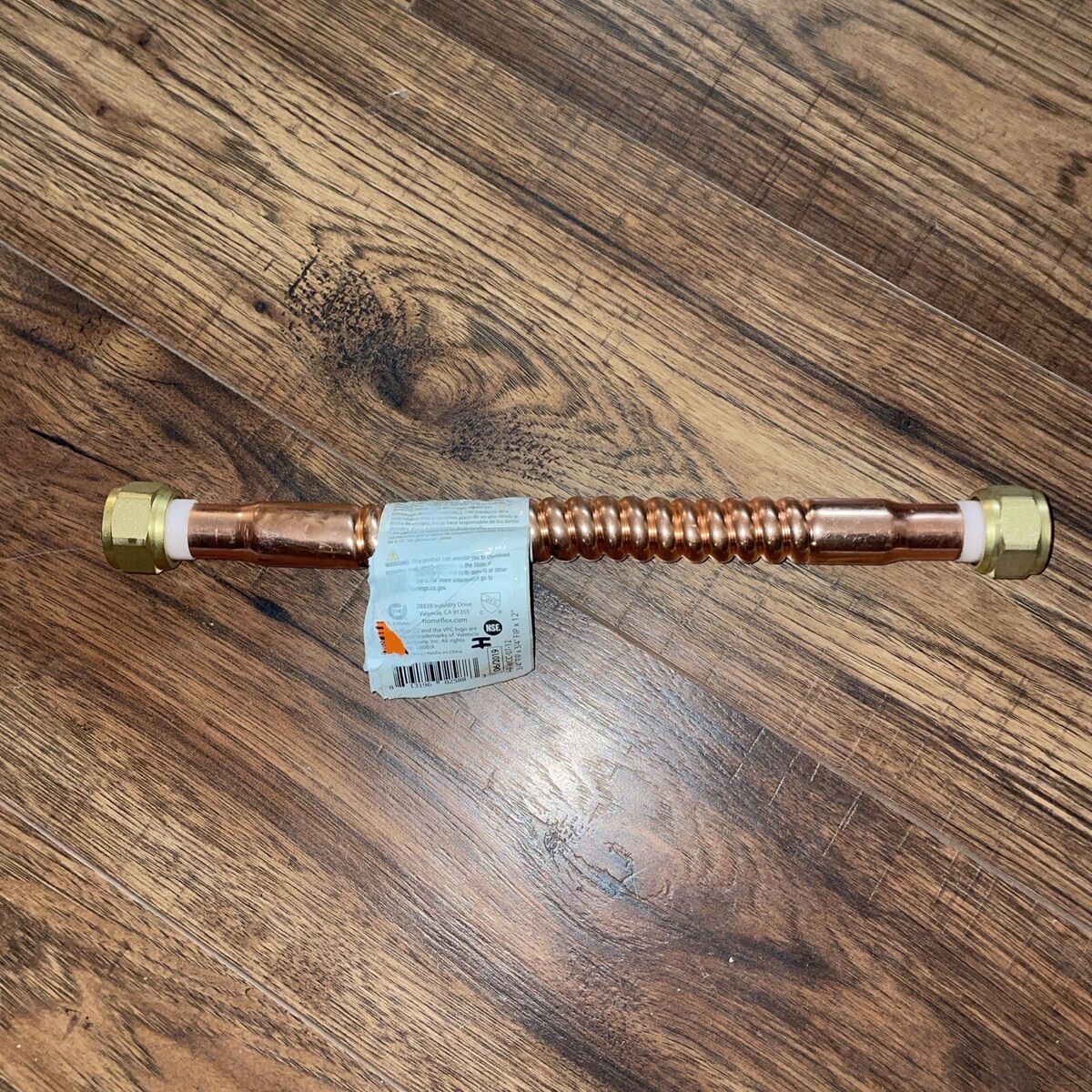 3/4 in. FIP x 3/4 in. FIP x 12 in. Copper Water Heater Connector 3/4 in. FIP x 3/4 in. FIP x 12 in. Copper Water Heater Connector