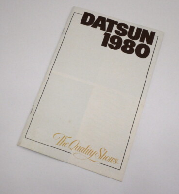 Original Dealer Showroom Brochure - 1980 Datsun 280-ZX 210 310 510