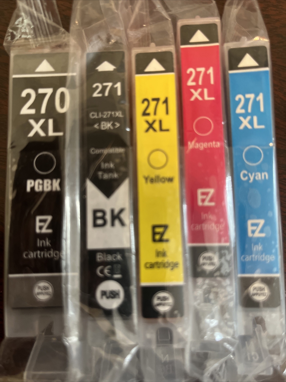 Canon Style Ez Ink Brand 270XL Black/CLI271 Black/Cyan/Magento/Yellow