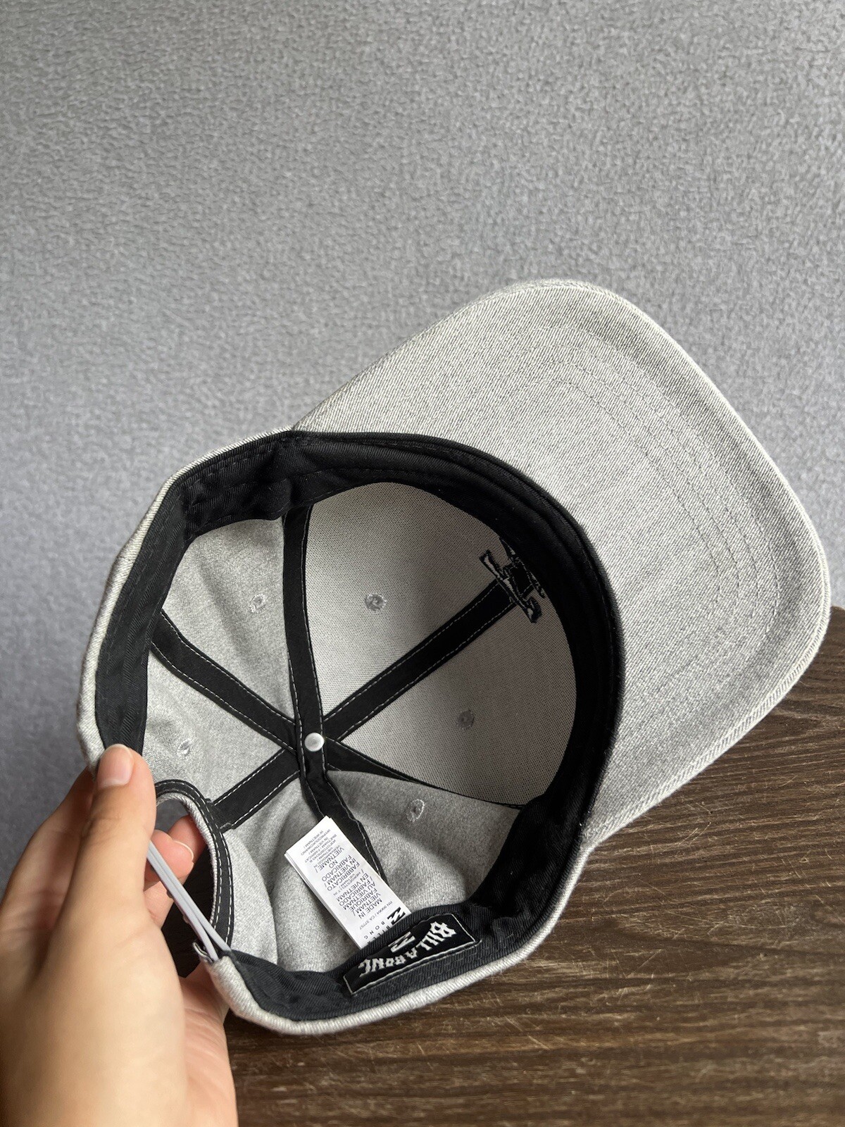 Billabong Gray Strapback Hat Cap Adjustable - image 9