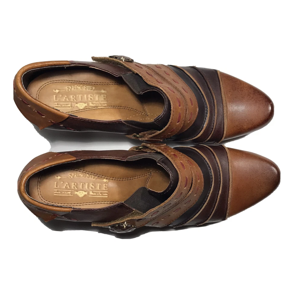 L' Artiste Spring Step Wondrous Sz 42 Women Boots  Bootie Leather US 10.5-11 EUC - Image 3 of 4